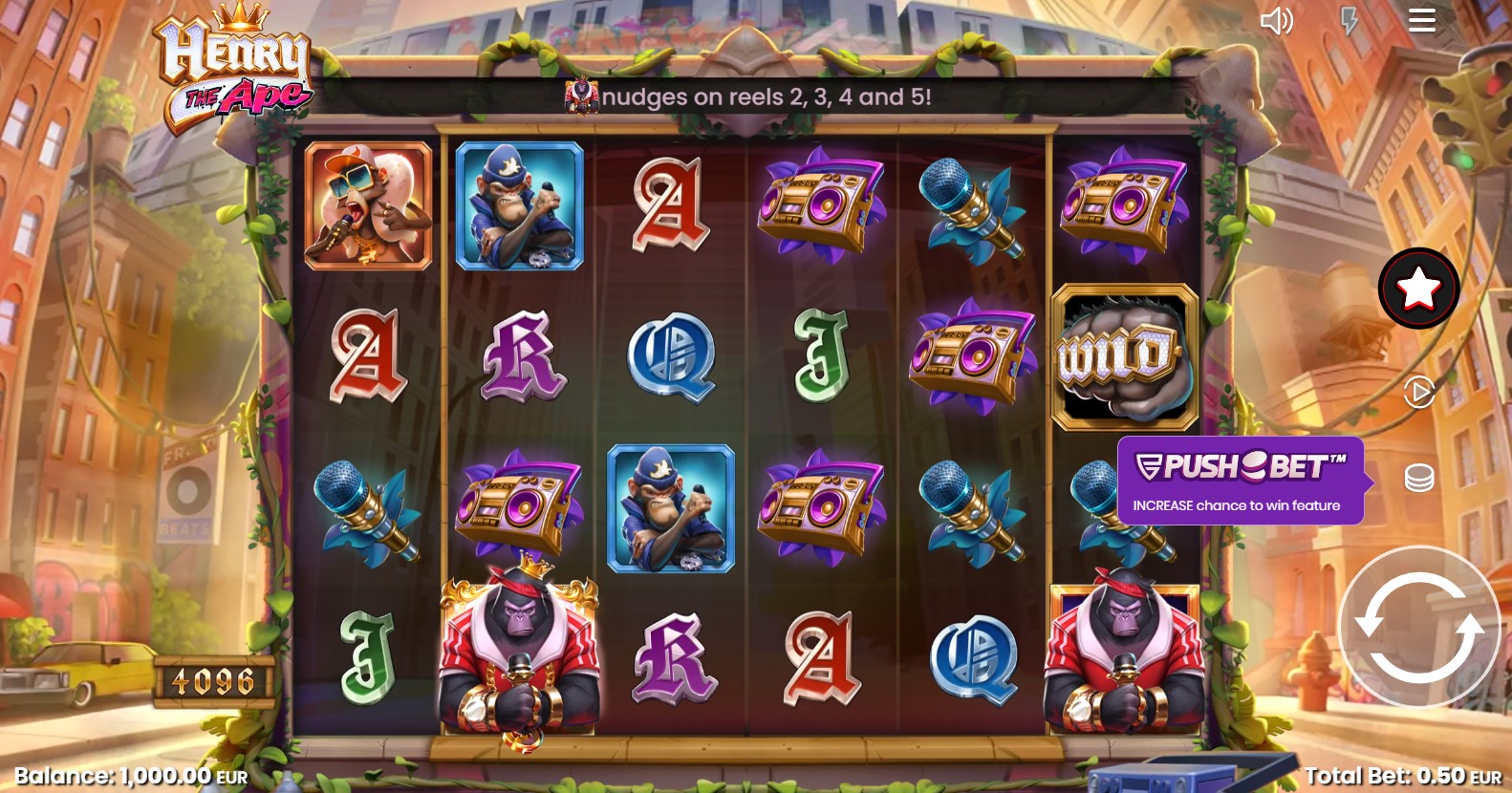 You are currently viewing Henry The Ape – (Push Gaming) Slot Review
