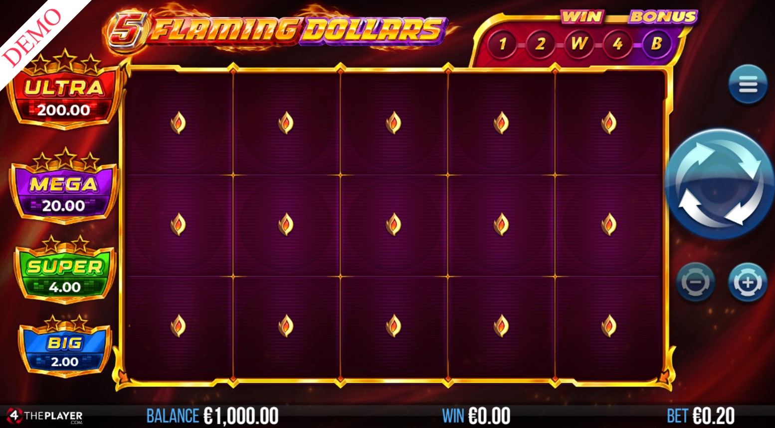 You are currently viewing 5 Flaming Dollars – (4ThePlayer) Slot Review