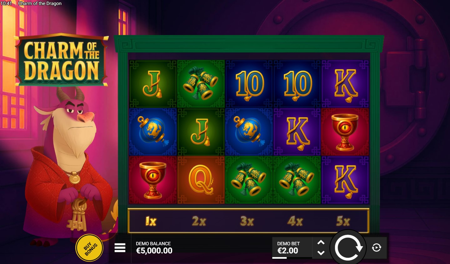 Read more about the article Charm of the Dragon – (Bullshark Games) Slot Review