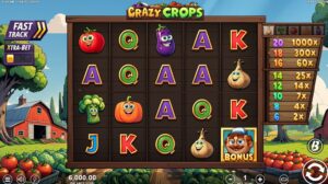 Read more about the article Crazy Crops – (Slotmill) Slot Review
