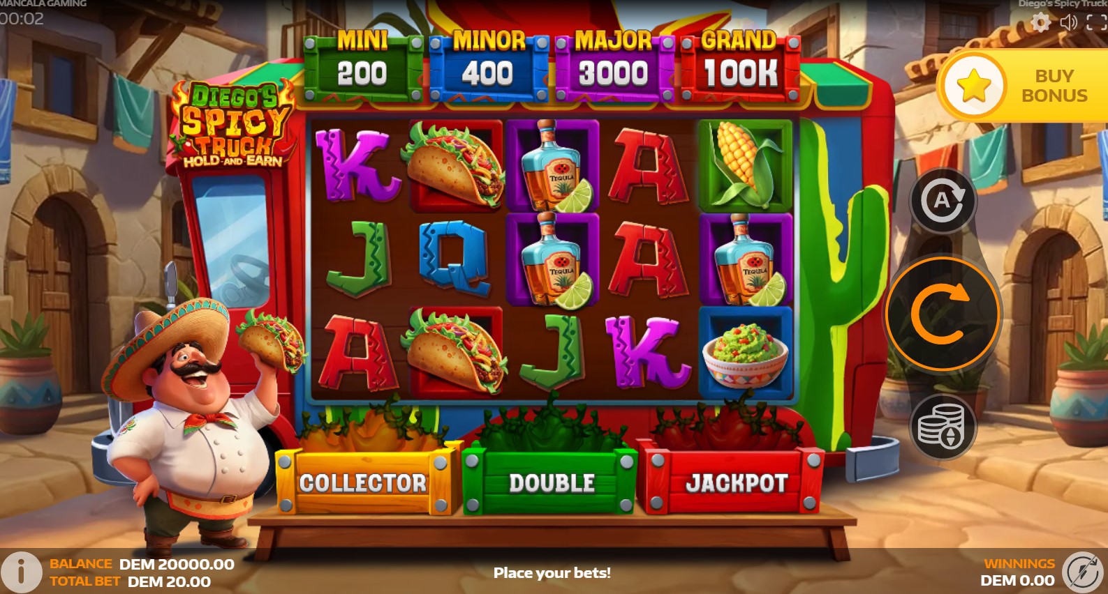 You are currently viewing Diego’s Spicy Truck – (Mancala Gaming) Slot Review