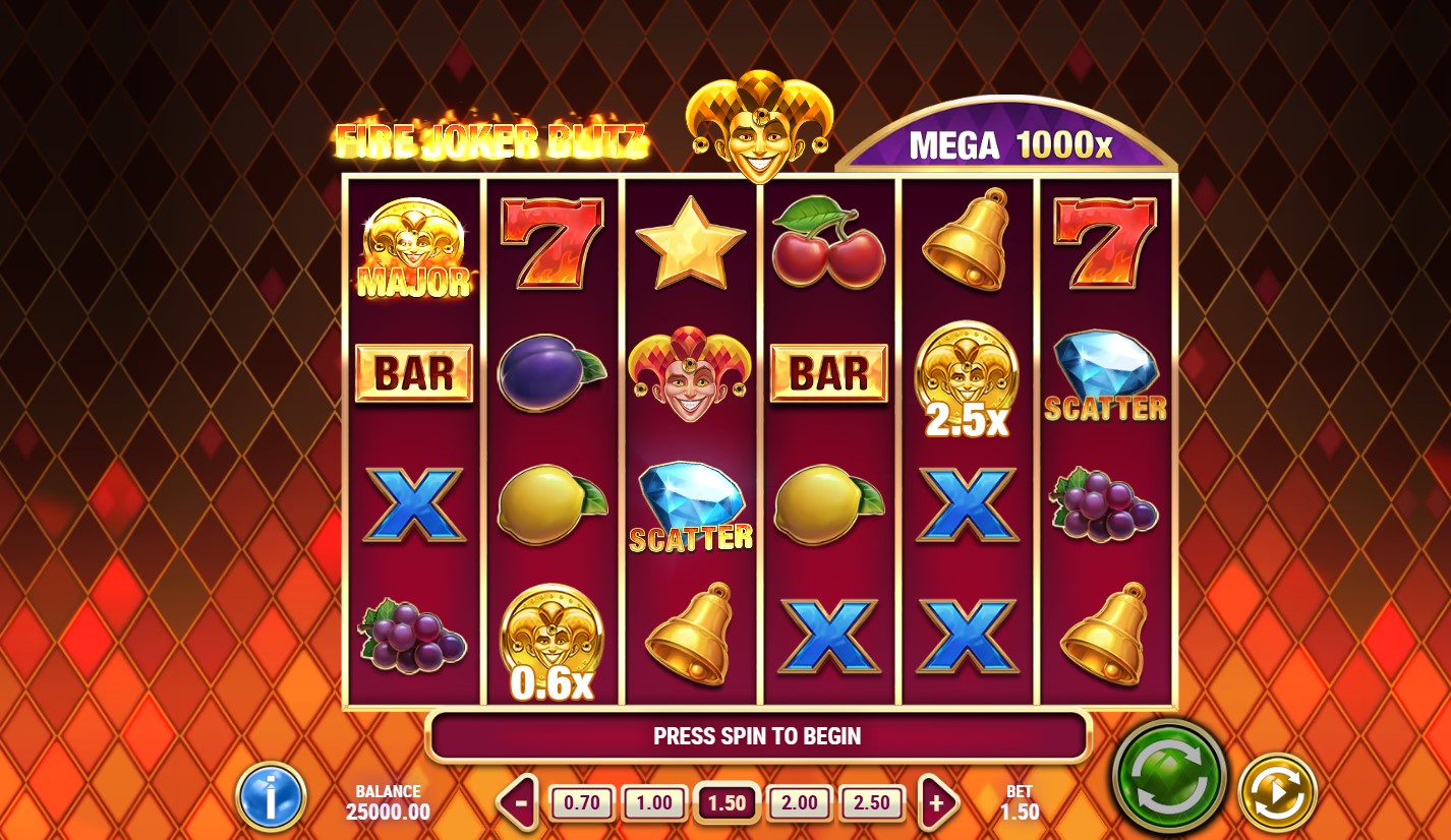 You are currently viewing Fire Joker Blitz – (Play’n GO) Slot Review