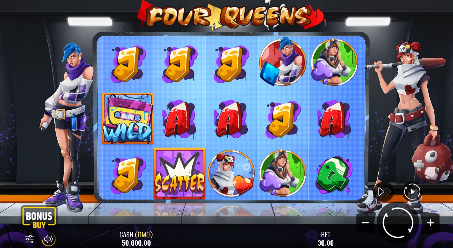 You are currently viewing Four Queens – (Pixmove Games) Slot Review