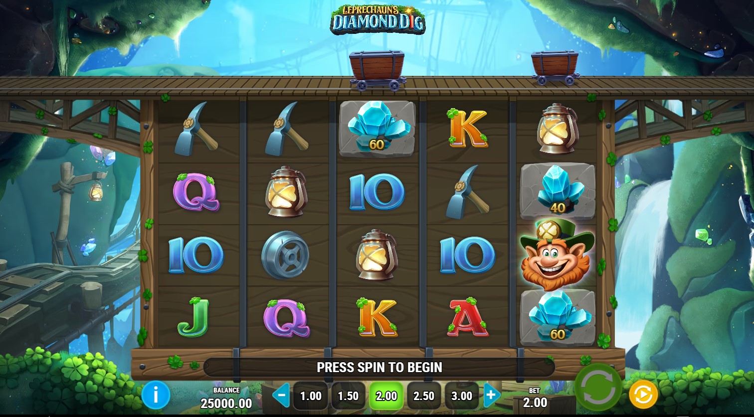 You are currently viewing Leprechaun’s Diamond Dig – (Play’n GO) Slot Review