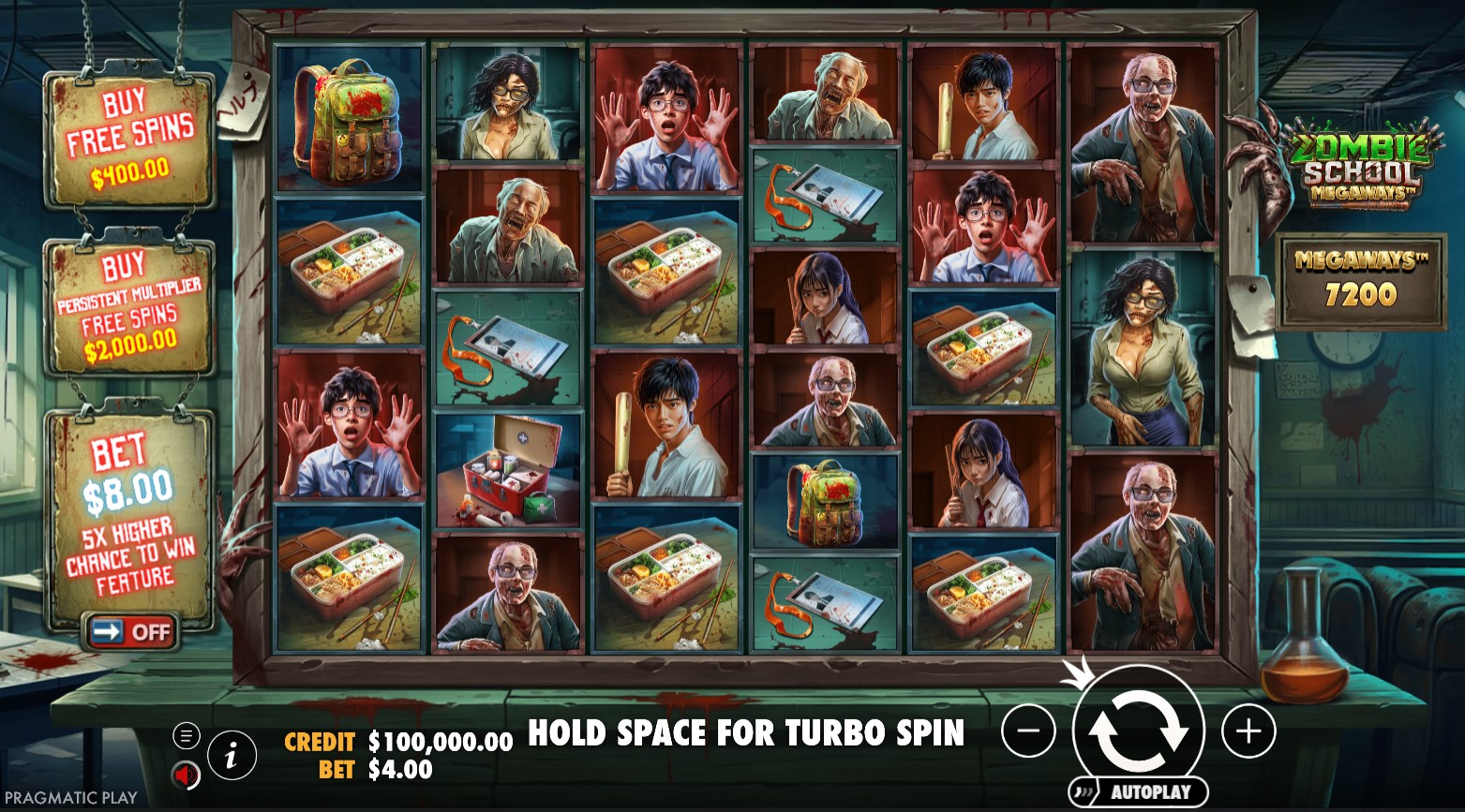 You are currently viewing Zombie School Megaways – (Pragmatic Play) Slot Review