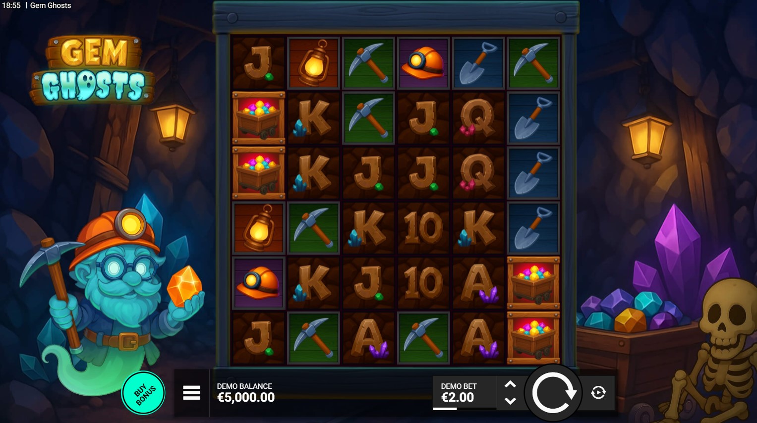 Read more about the article Gem Ghosts – (Bullshark Games) Slot Review