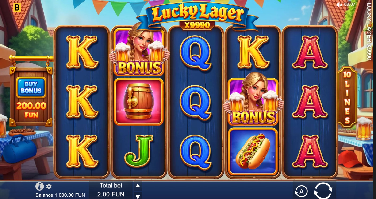 You are currently viewing Lucky Lager X9990 – (BGaming) Slot Review