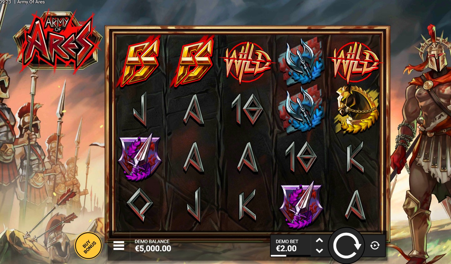 You are currently viewing Army of Ares – (Hacksaw Gaming) Slot Review