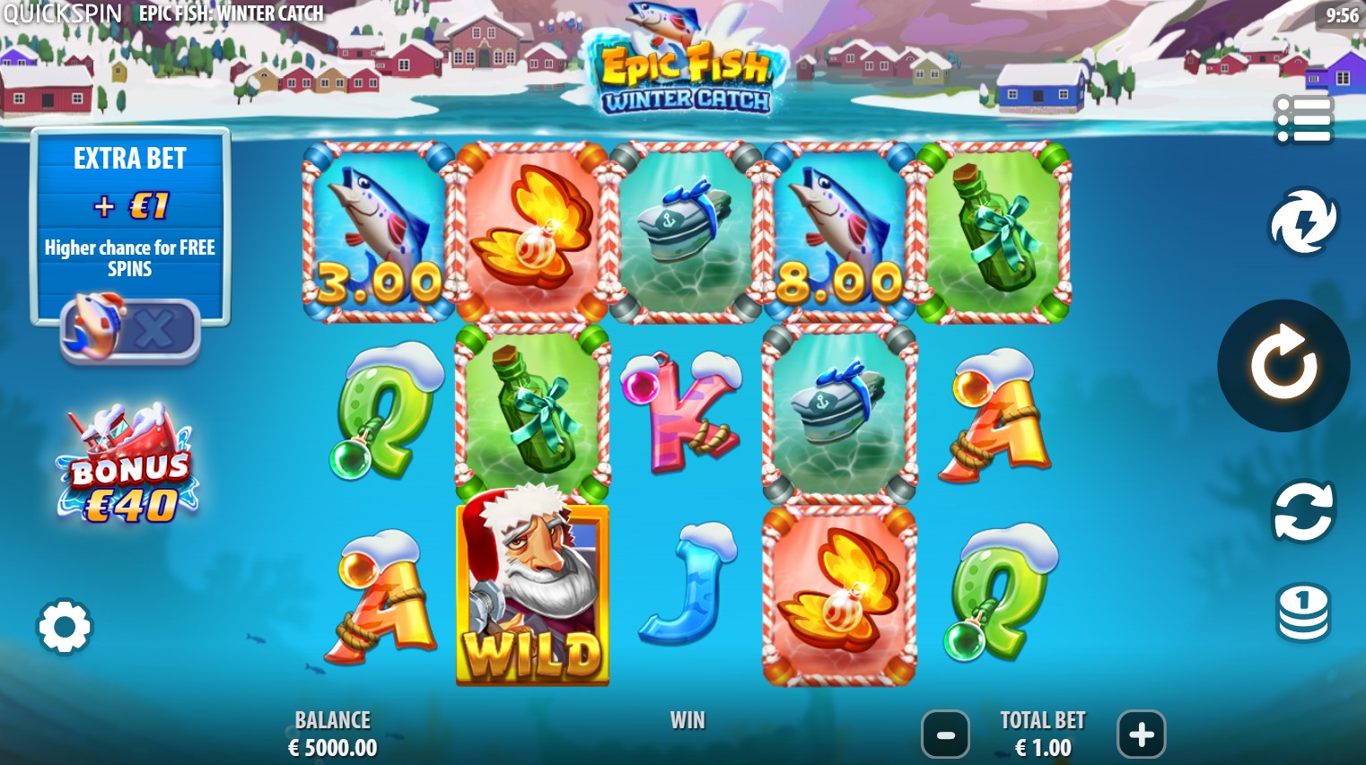 You are currently viewing Epic Fish Winter Catch – (Quickspin) Slot Review
