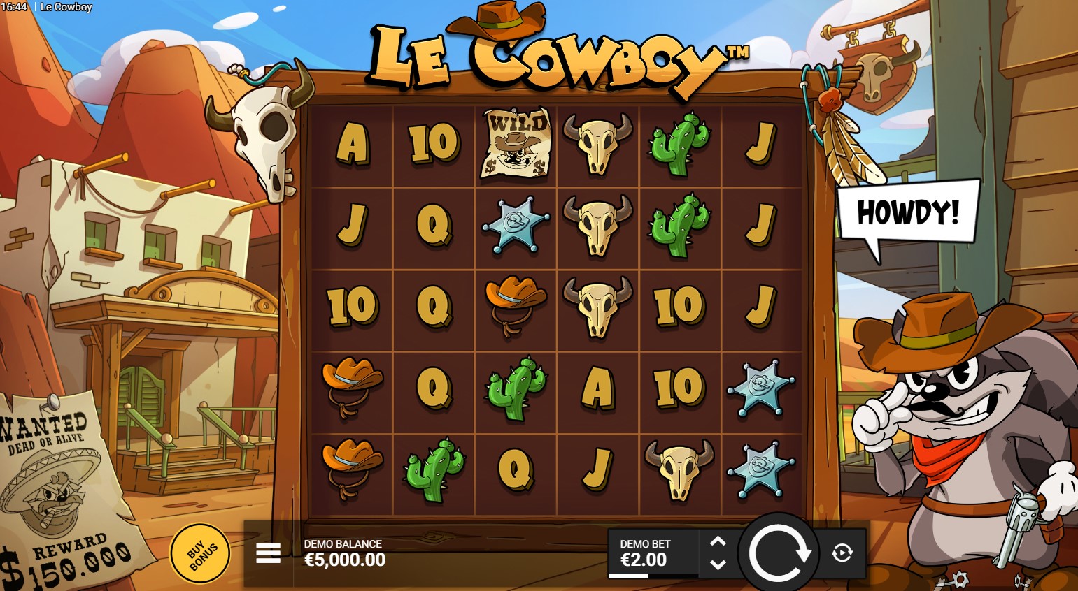 You are currently viewing Le Cowboy – (Hacksaw Gaming) Slot Review