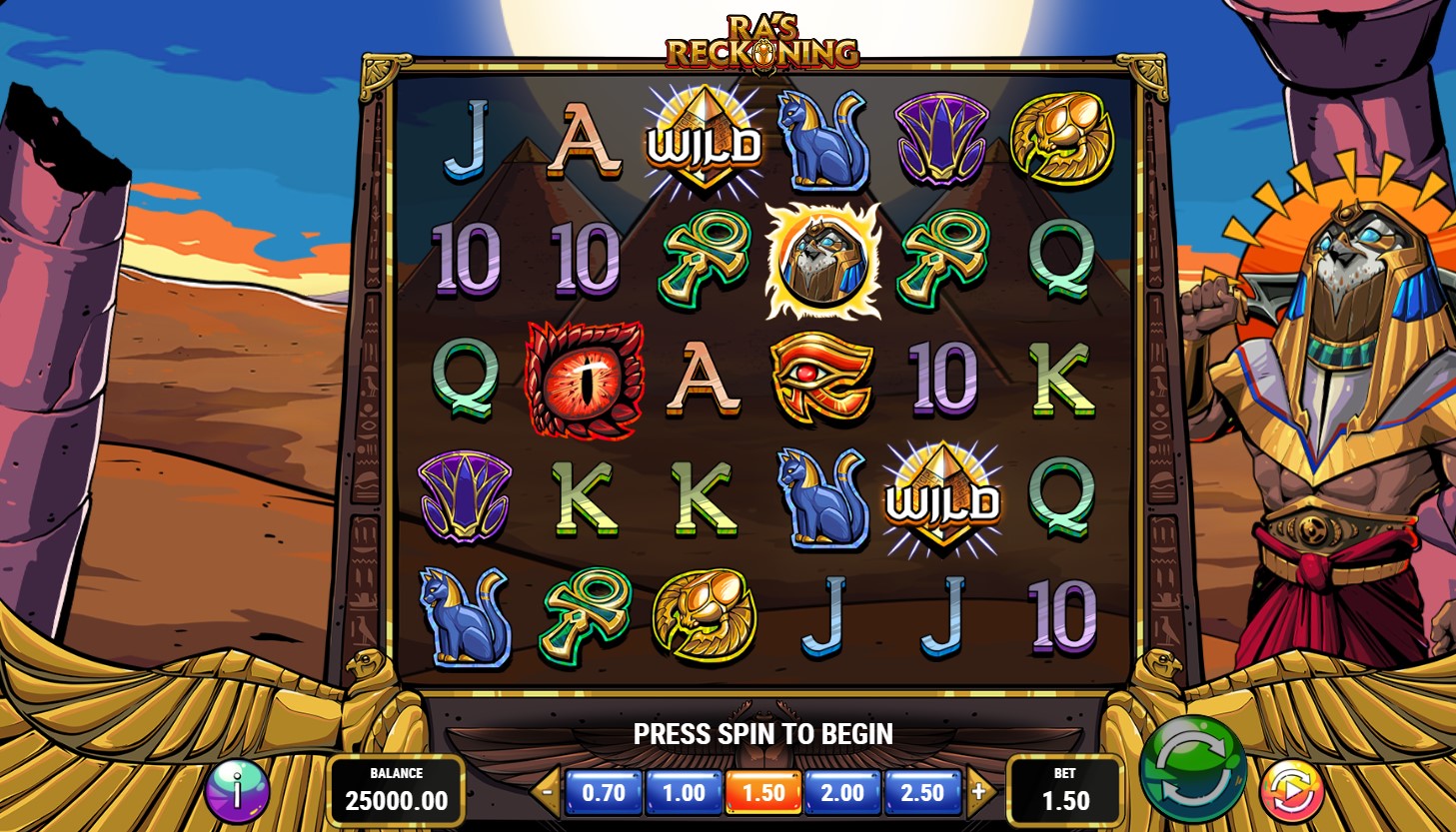 You are currently viewing Ra’s Reckoning – (Play’n GO) Slot Review
