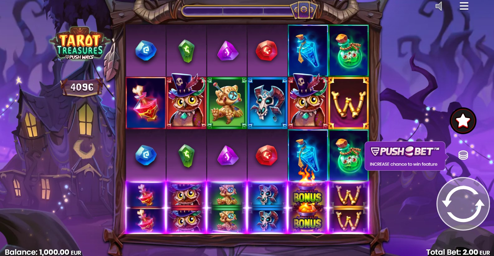 You are currently viewing Tarot Treasures – (Push Gaming) Slot Review