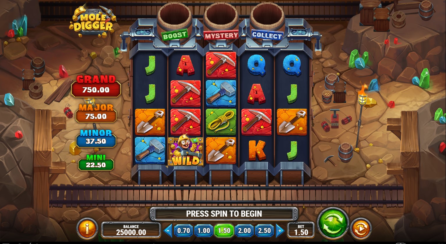 You are currently viewing Mole Digger – (Play’n GO) Slot Review