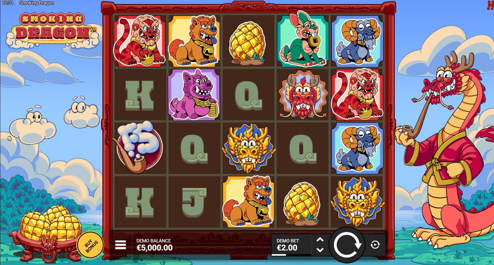 You are currently viewing Smoking Dragon – (Hacksaw Gaming) Slot Review