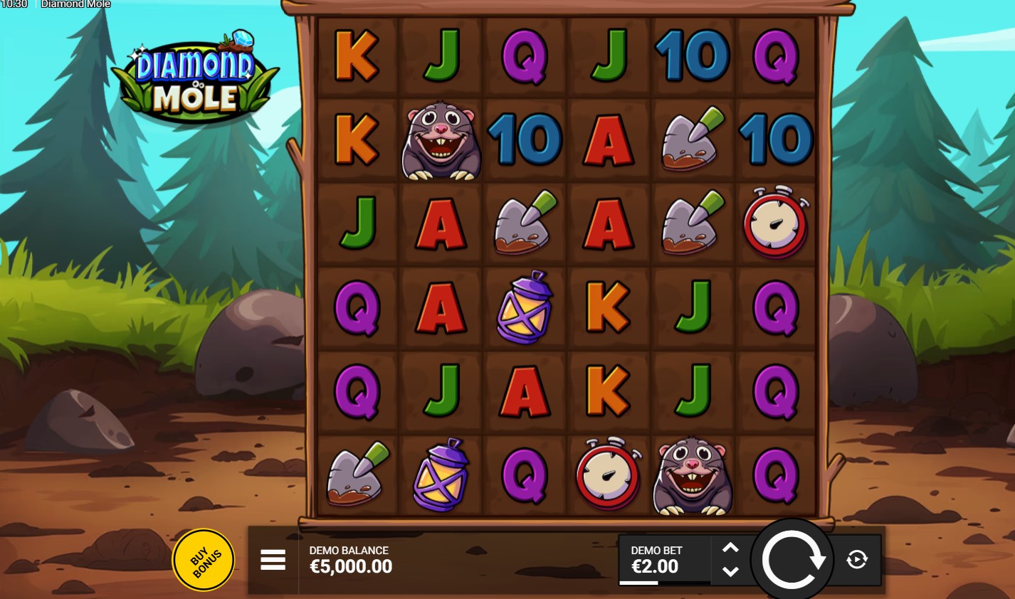 Read more about the article Diamond Mole – (Backseat Gaming) Slot Review