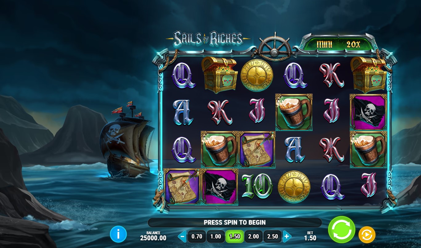 Read more about the article Sails of Riches – (Play’n GO) Slot Review