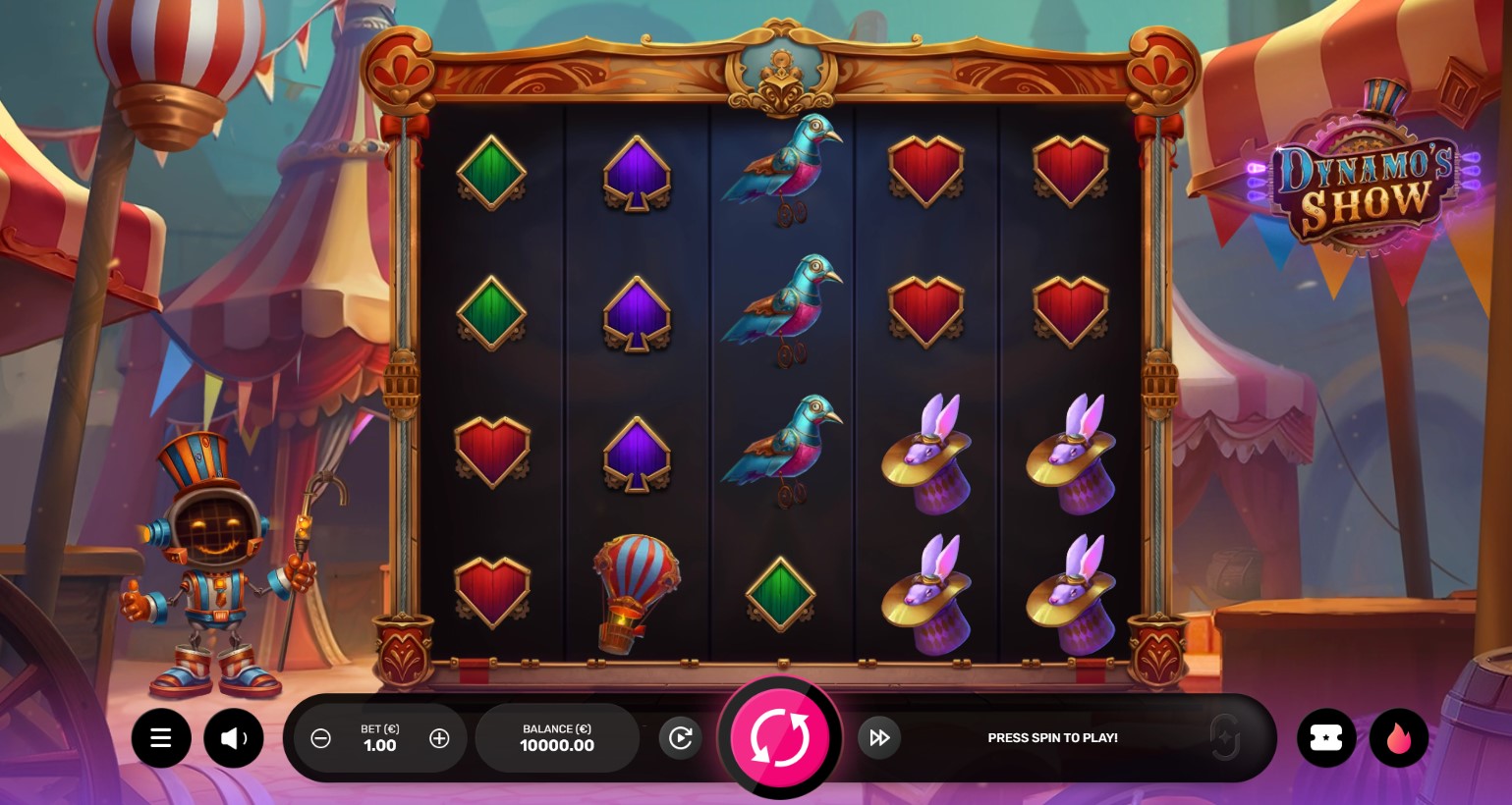 Read more about the article Dynamo’s Show – (Just Slots) Slot Review