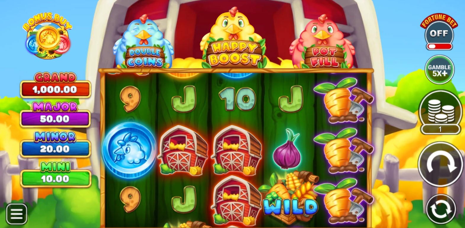 You are currently viewing Happy Money Hens – (Inspired Gaming) Slot Review