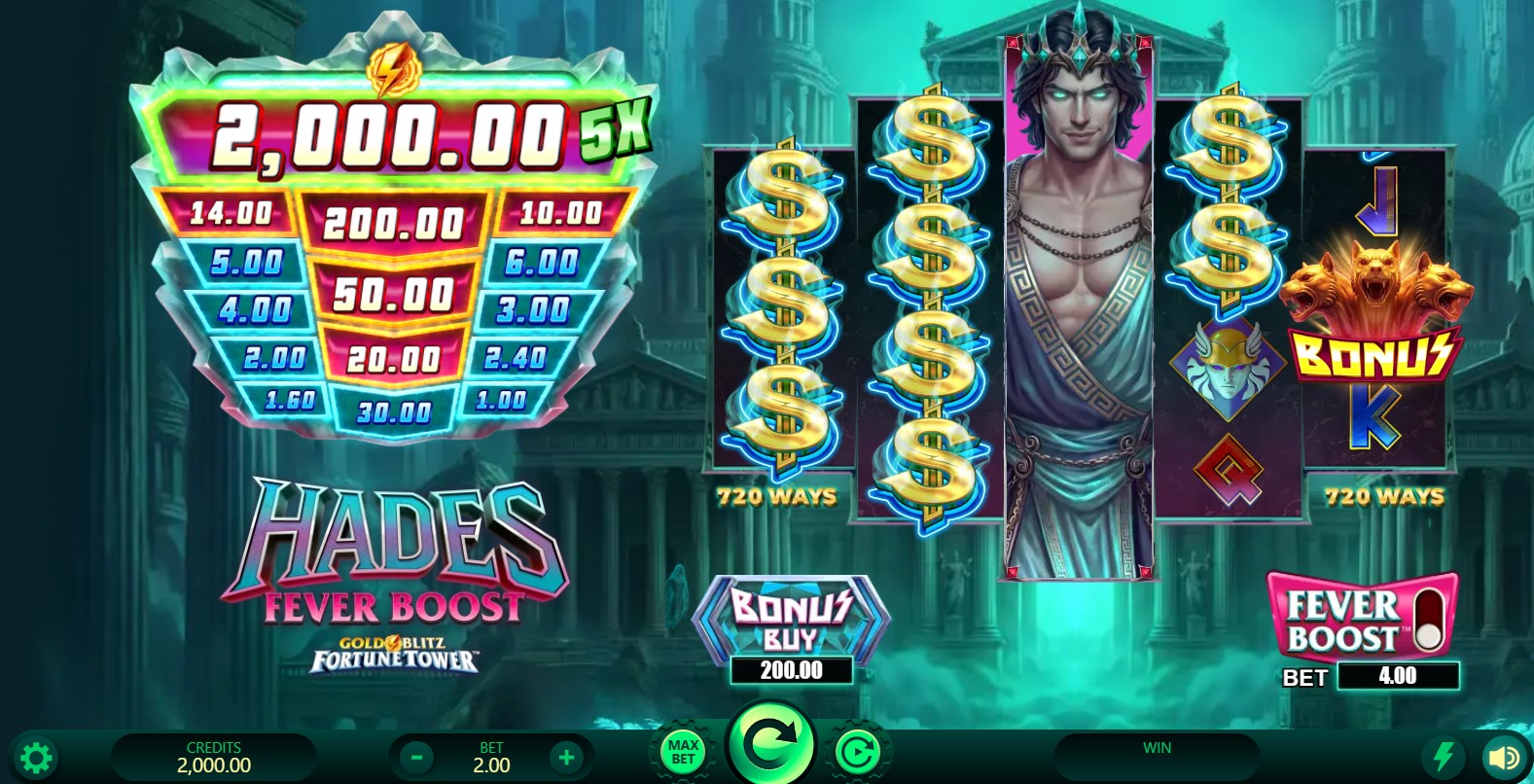 Read more about the article Hades Fever Boost Gold Blitz Fortune Tower (Fortune Factory Studios) Slot Review – Hellfire Wins or Feature Overload?
