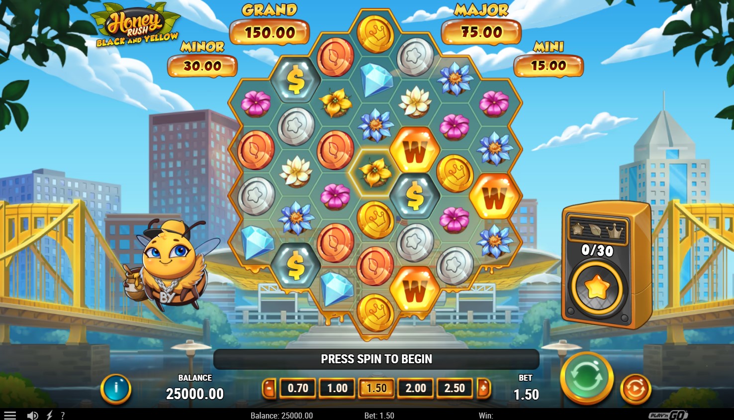 Read more about the article Honey Rush Black and Yellow (Play’n GO) Slot Review – Sweet Wins or Sticky Volatility?