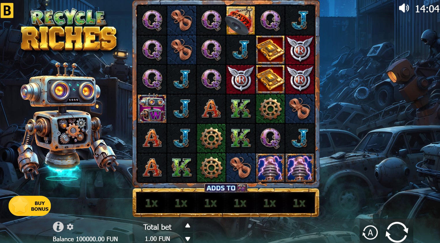 Read more about the article Recycle Riches (BGaming) Slot Review – Scrap Yard Chaos or Multiplier Goldmine?