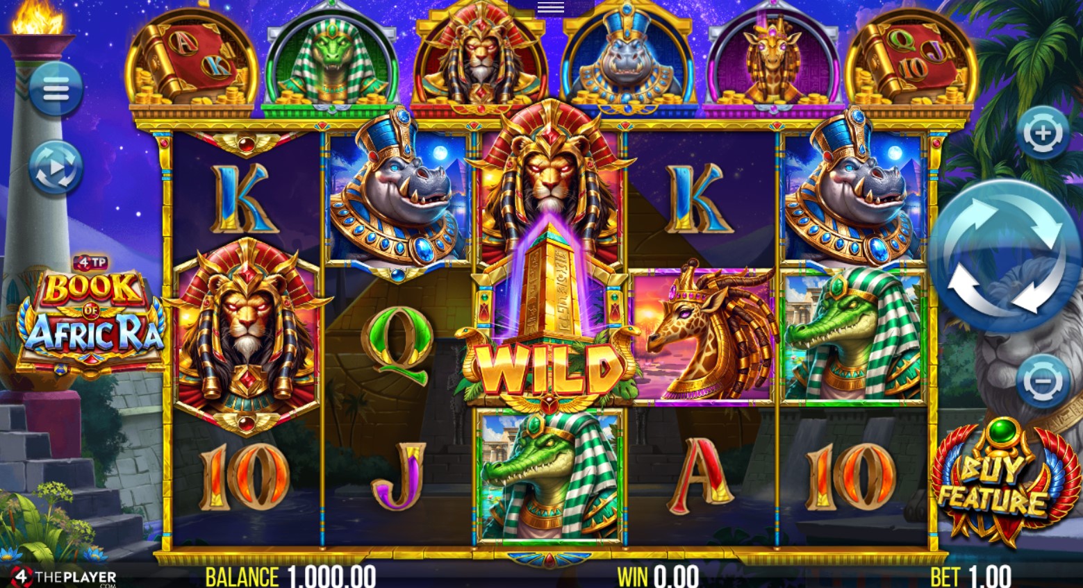 Read more about the article 4TP Book of AfricRa (4ThePlayer) Slot Review