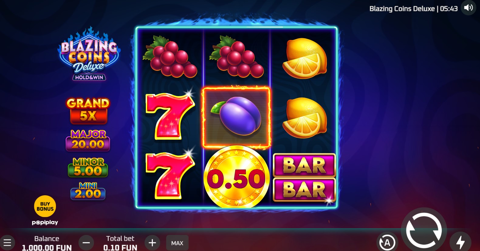Read more about the article Blazing Coins Deluxe Slot Review