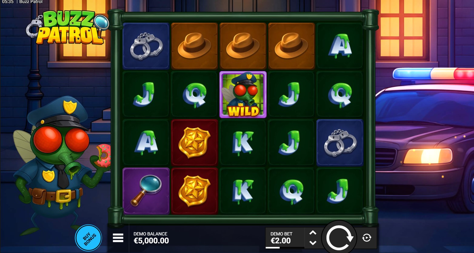 Read more about the article Buzz Patrol (Bullshark Games) Slot Review
