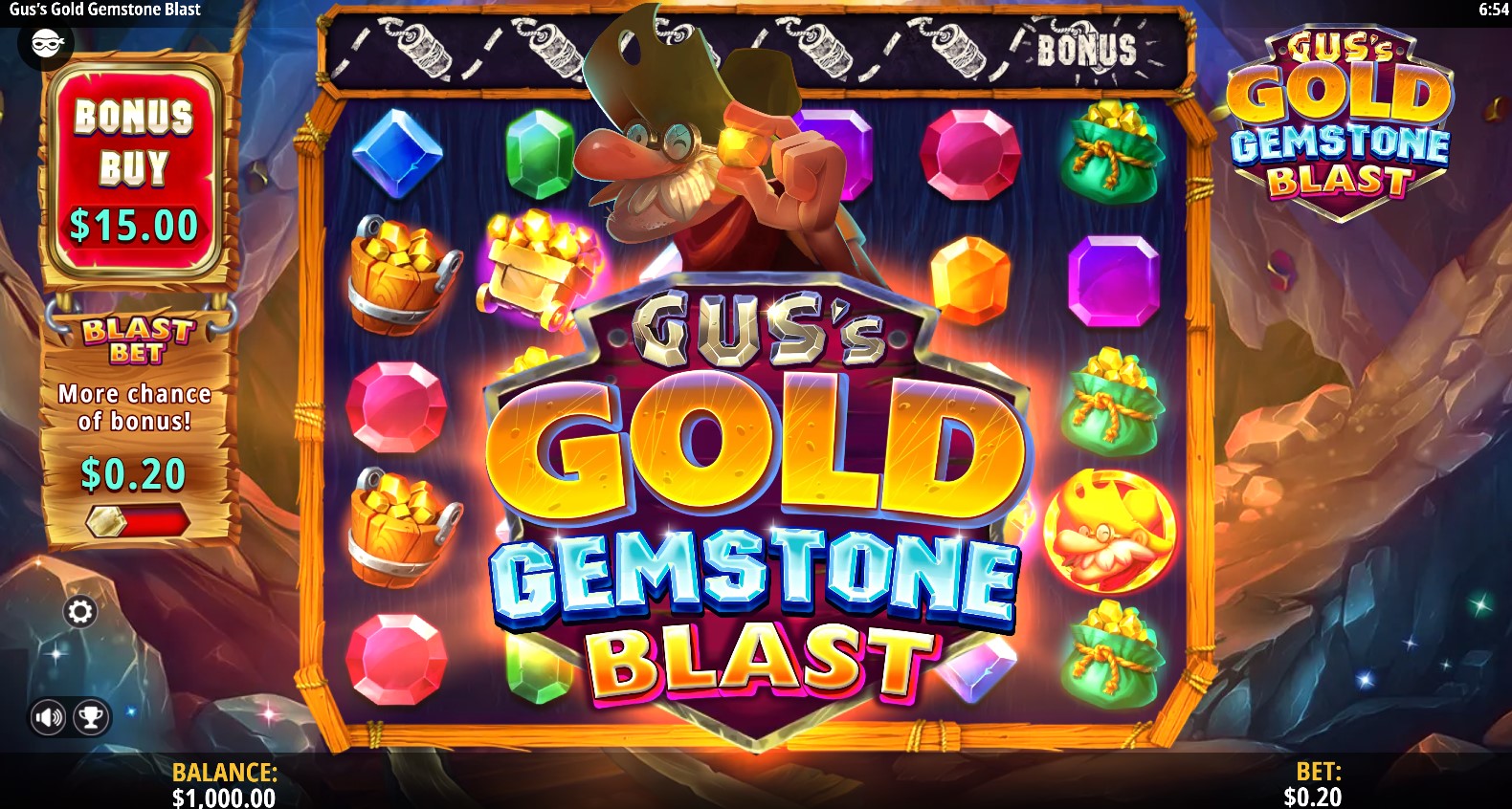 Read more about the article Gus’s Gold Gemstone Blast (IGT) Slot Review