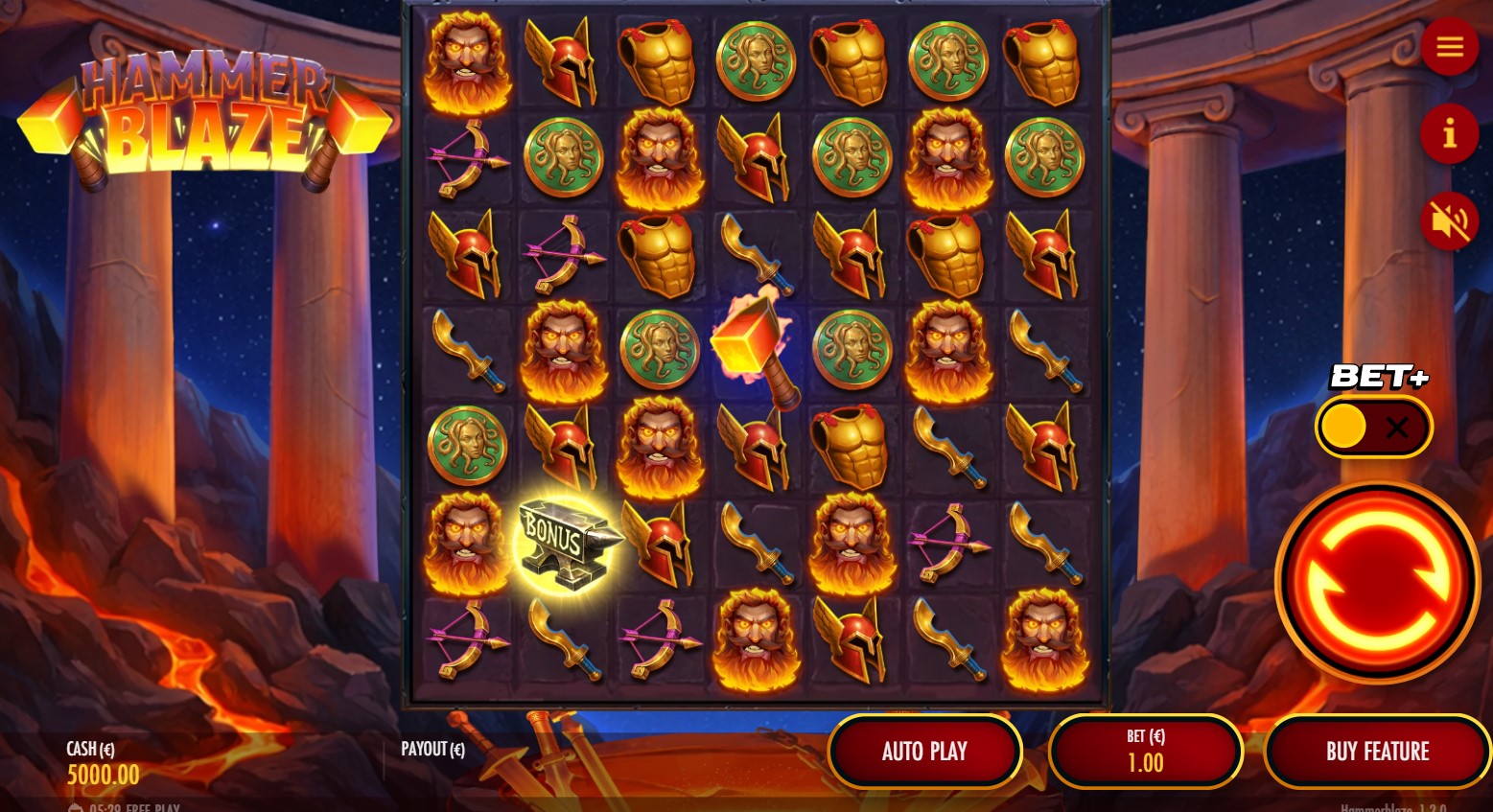Read more about the article Hammerblaze (Thunderkick) Slot Review