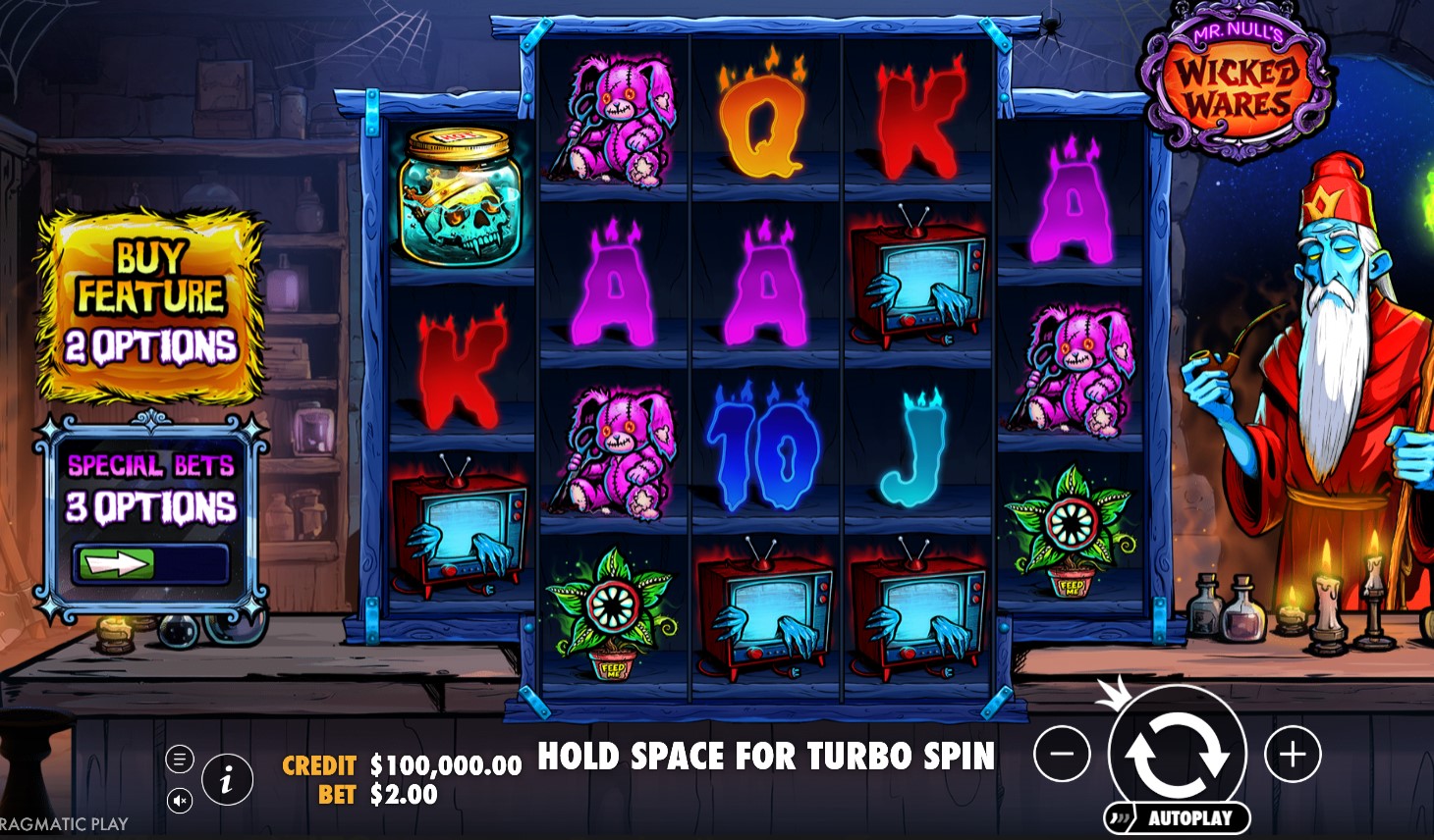 You are currently viewing Mr Null’s Wicked Wares (Pragmatic Play) Slot Review