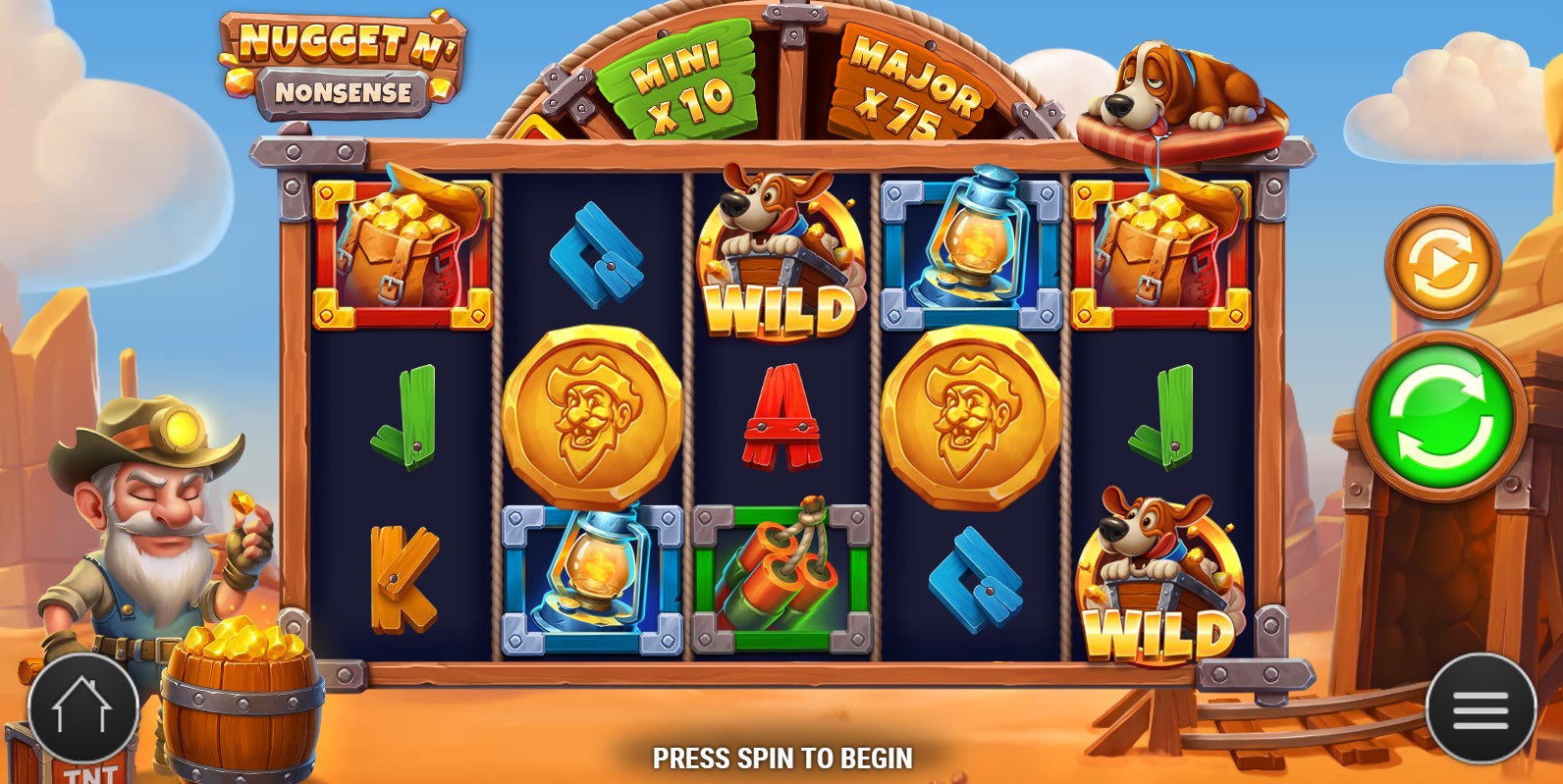 You are currently viewing Nugget N’ Nonsense Slot Review (Play’n GO) – RTP, Features & Max Win Explained