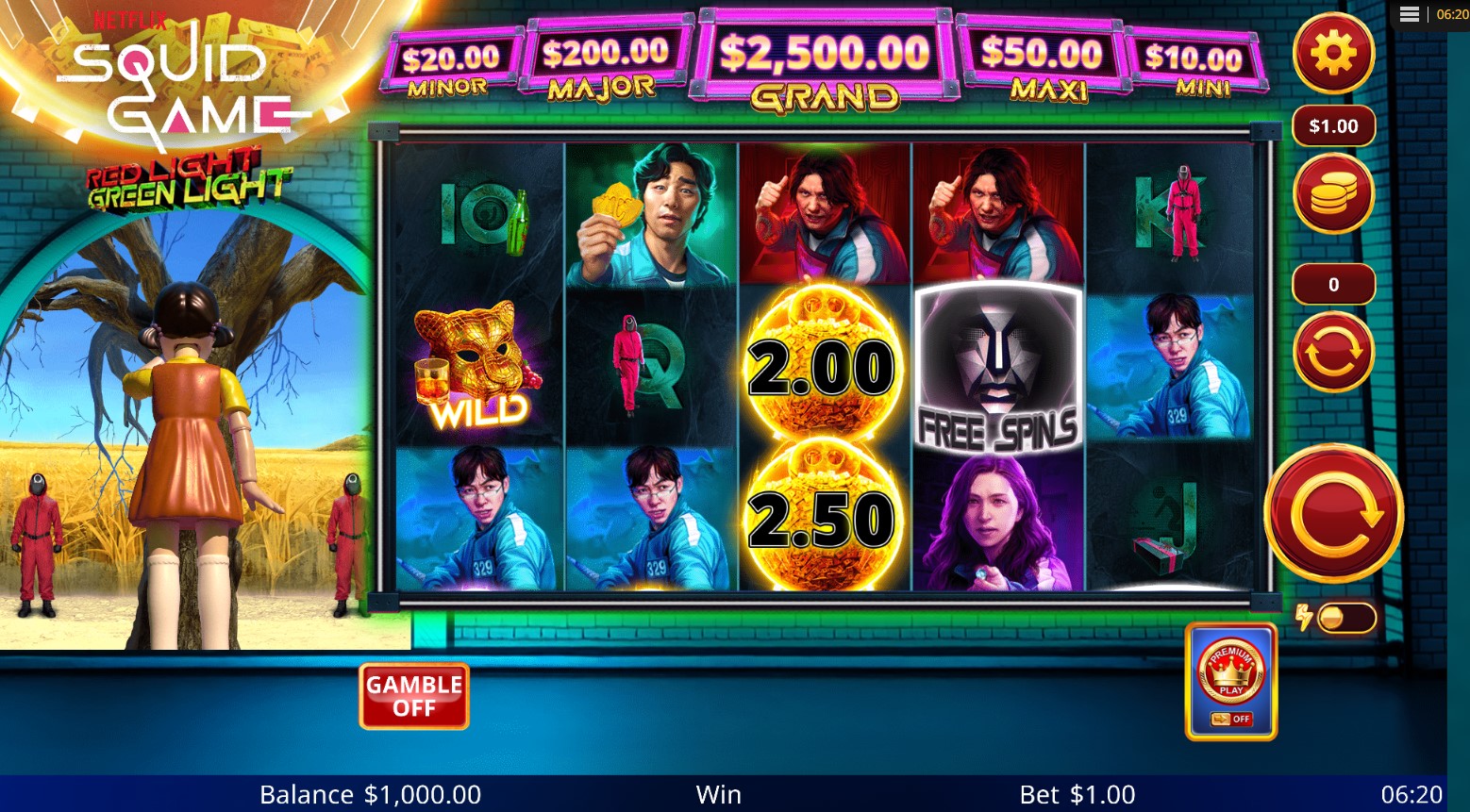 You are currently viewing Squid Game: Red Light, Green Light (Light & Wonder) Slot Review