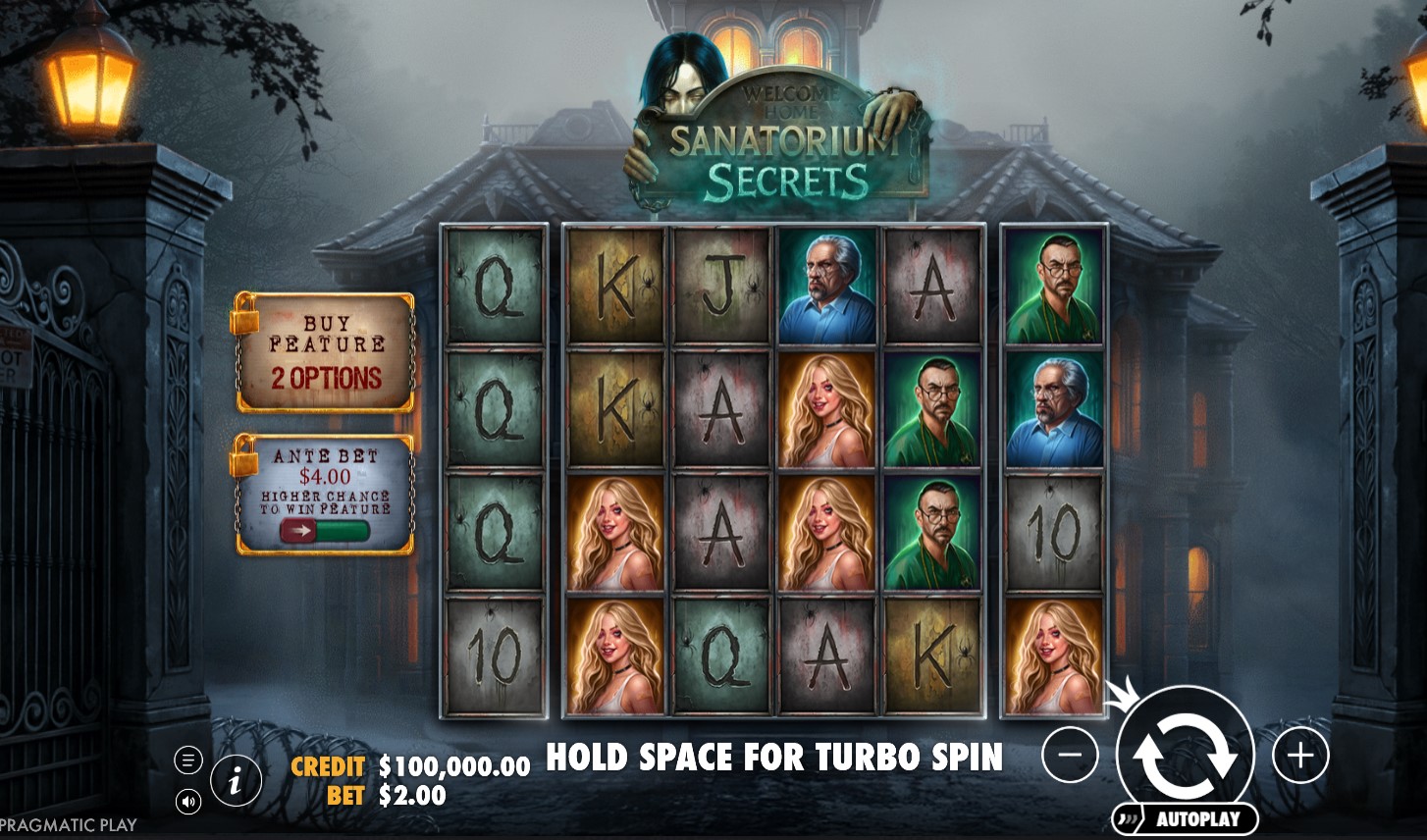 Read more about the article Sanatorium Secrets (Pragmatic Play) Slot Review