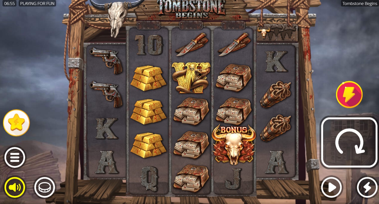 You are currently viewing Tombstone Begins (Nolimit City) Slot Review
