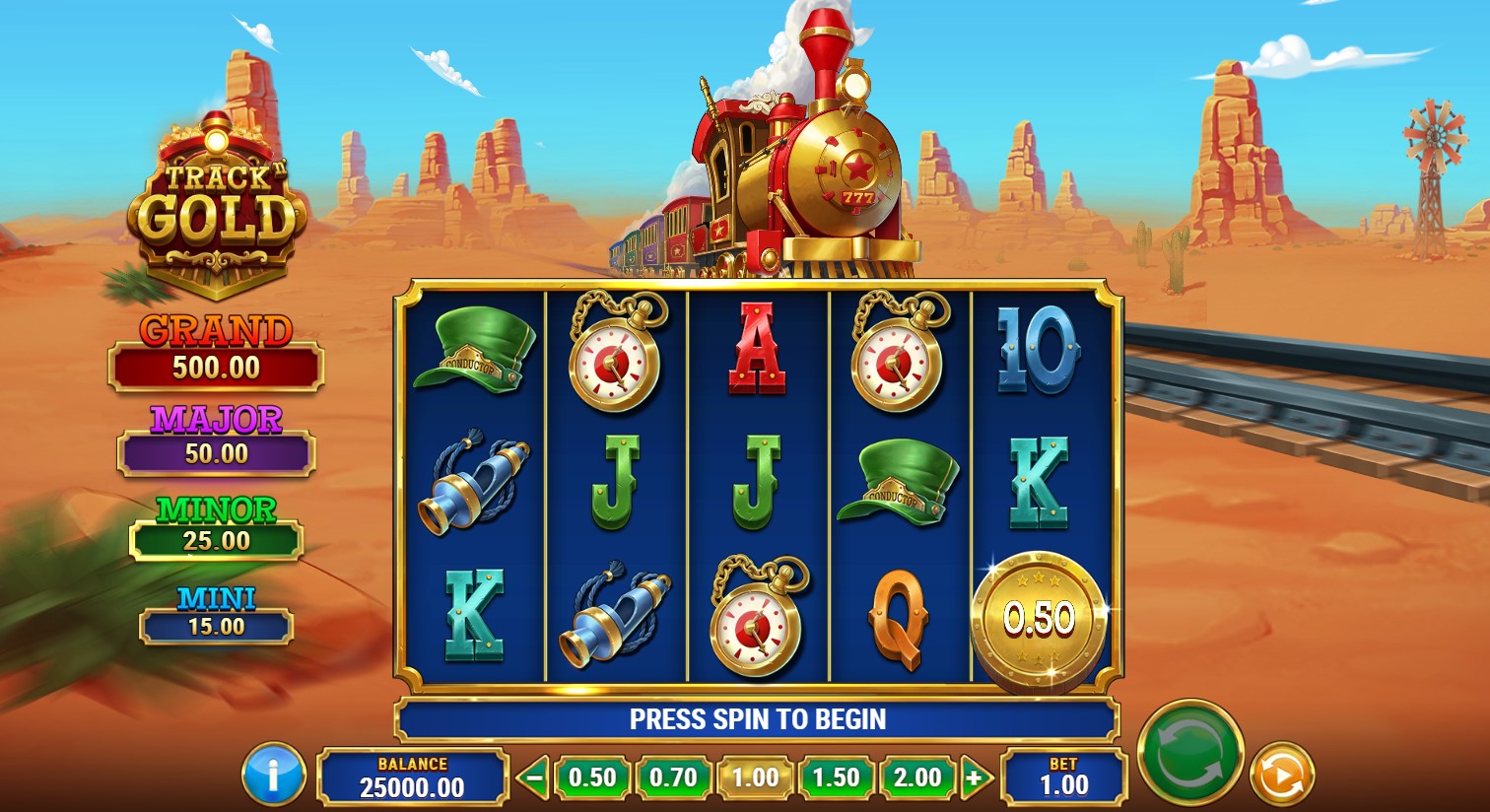 Read more about the article Track n’ Gold (Play’n GO) Slot Review