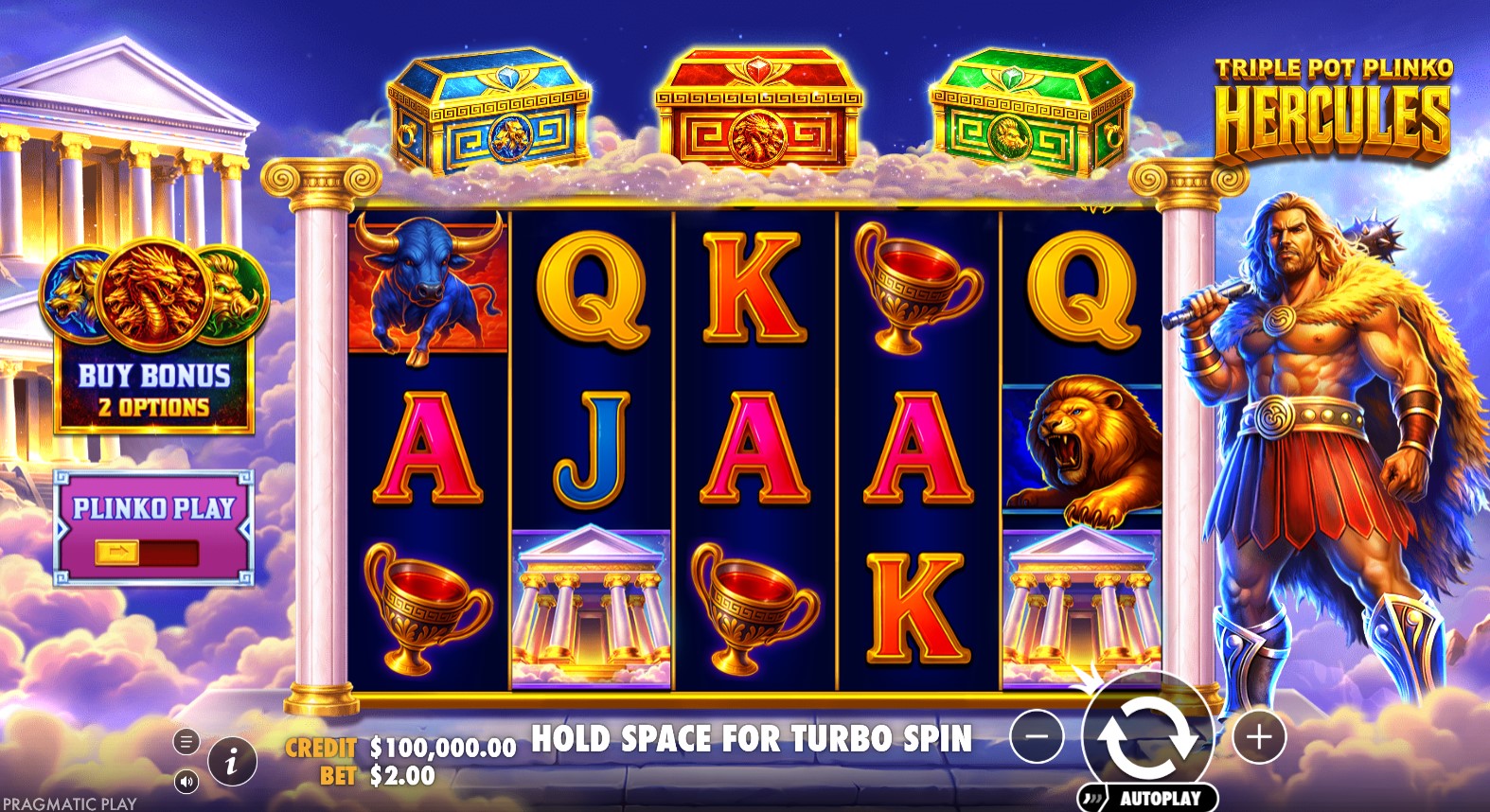 Read more about the article Triple Pot Plinko Hercules (Pragmatic Play) Slot Review