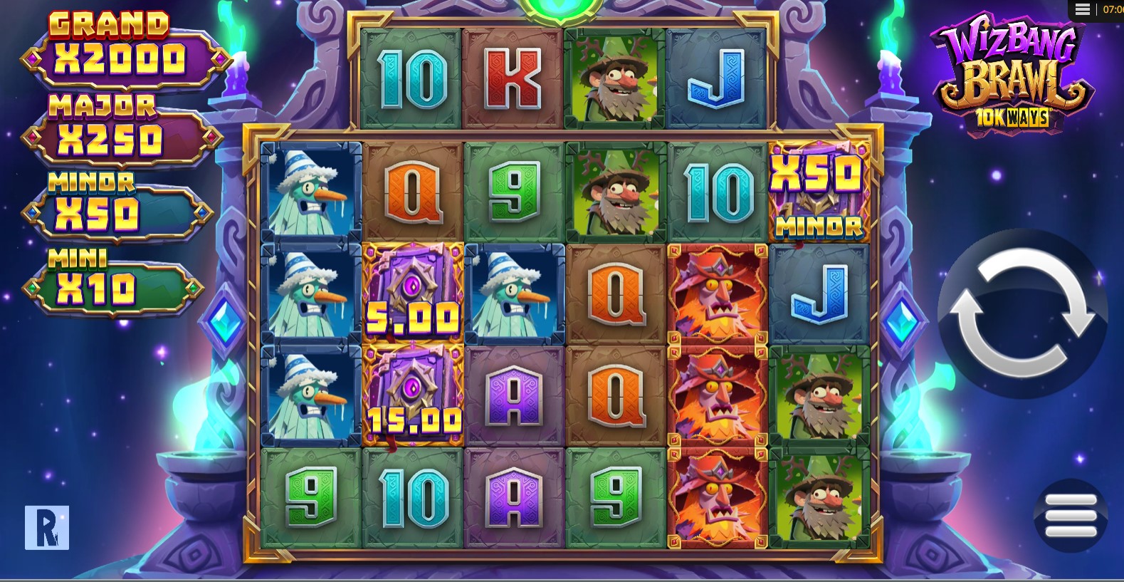 Read more about the article Wizbang Brawl 10K Ways (ReelPlay) Slot Review