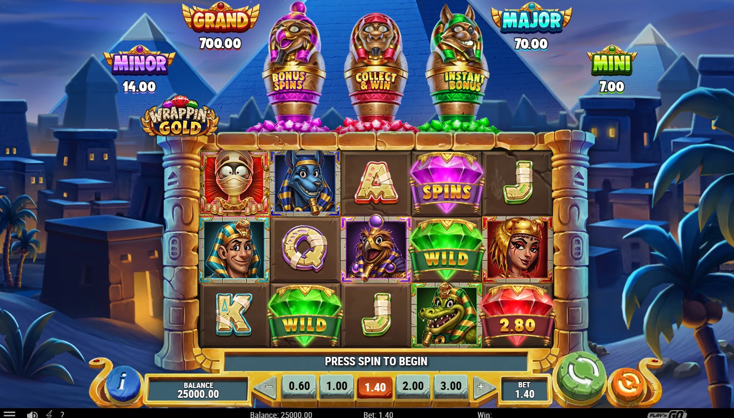 You are currently viewing Wrappin’ Gold (Play’n GO) Slot Review