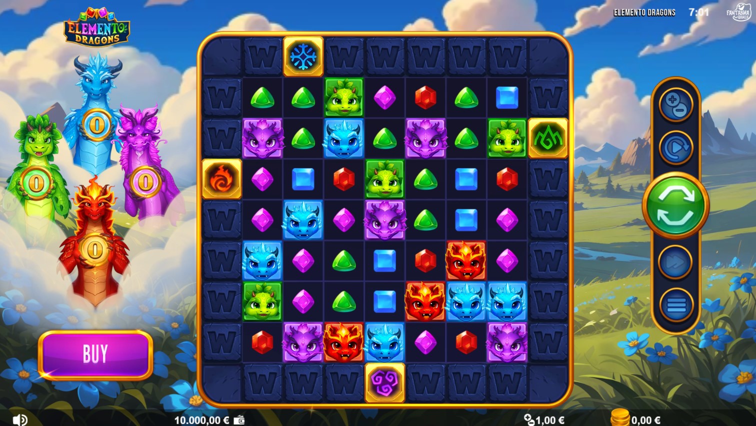 You are currently viewing Elemento Dragons (Fantasma Games) Slot Review