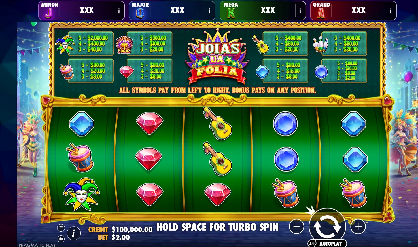 You are currently viewing Joias da Folia (Pragmatic Play) Slot Review – A Casino Player’s Honest Opinion