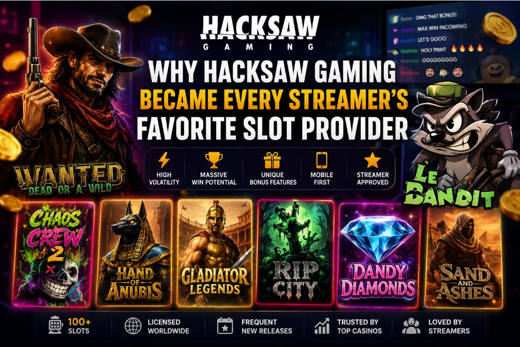 You are currently viewing Why Hacksaw Gaming Became Every Streamer’s Favorite Slot Provider