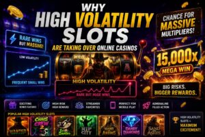 Read more about the article Why High Volatility Slots Are Taking Over Online Casinos