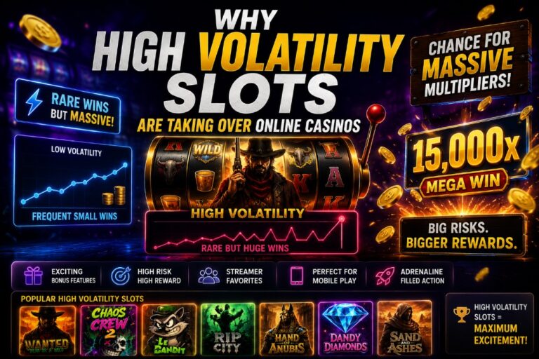 Why High Volatility Slots Are Taking Over Online Casinos