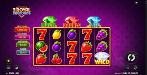 Read more about the article 3 Royal Diamonds (Gamebeat) Slot Review