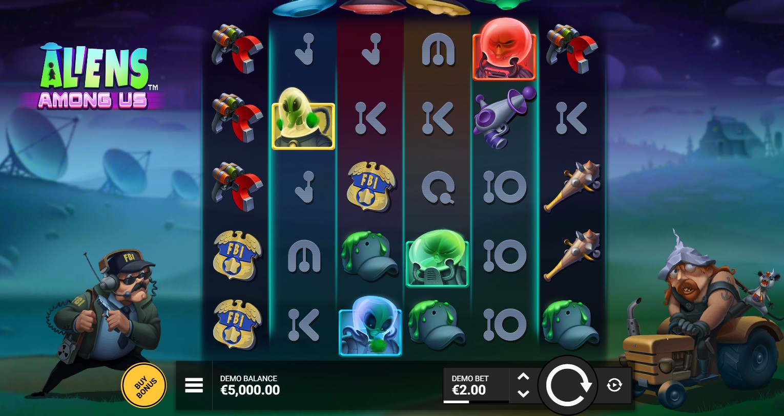 You are currently viewing Aliens Among Us (Hacksaw Gaming) Slot Review