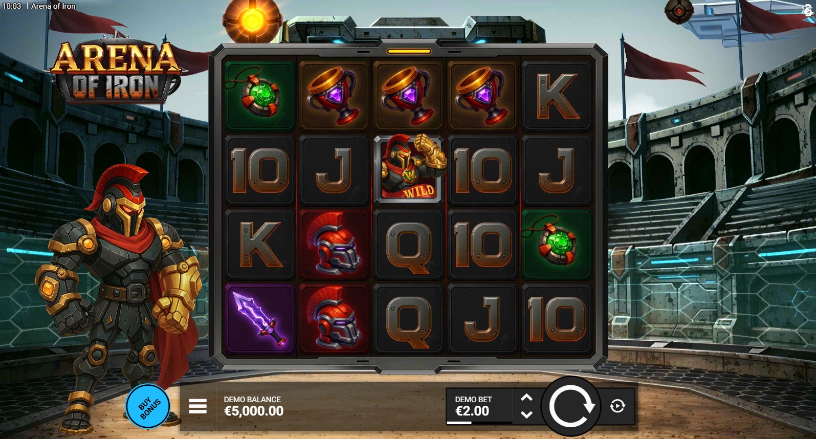 You are currently viewing Arena of Iron (Bullshark Games) Slot Review