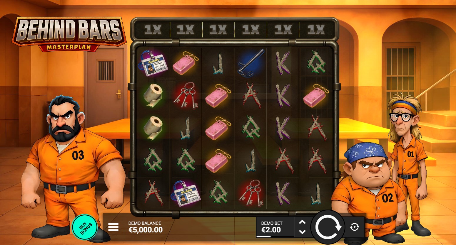 You are currently viewing Behind Bars Masterplan (Bullshark Games) Slot Review