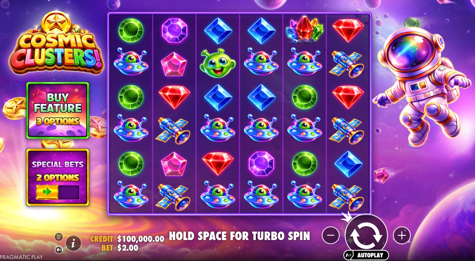 You are currently viewing Cosmic Clusters (Pragmatic Play) Slot Review