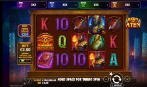 Read more about the article Dawn of Aten (Pragmatic Play) Slot Review